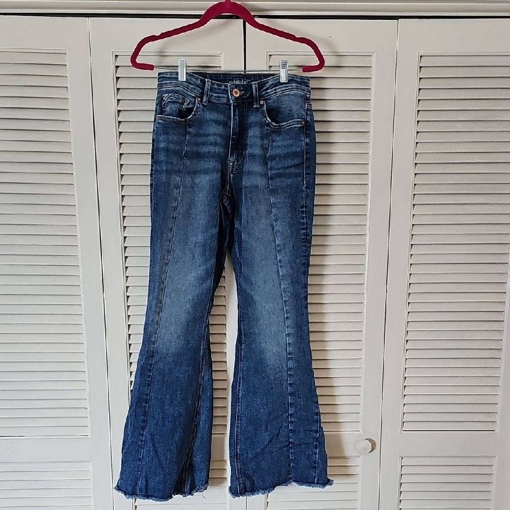 Women's Blue Flared Jeans